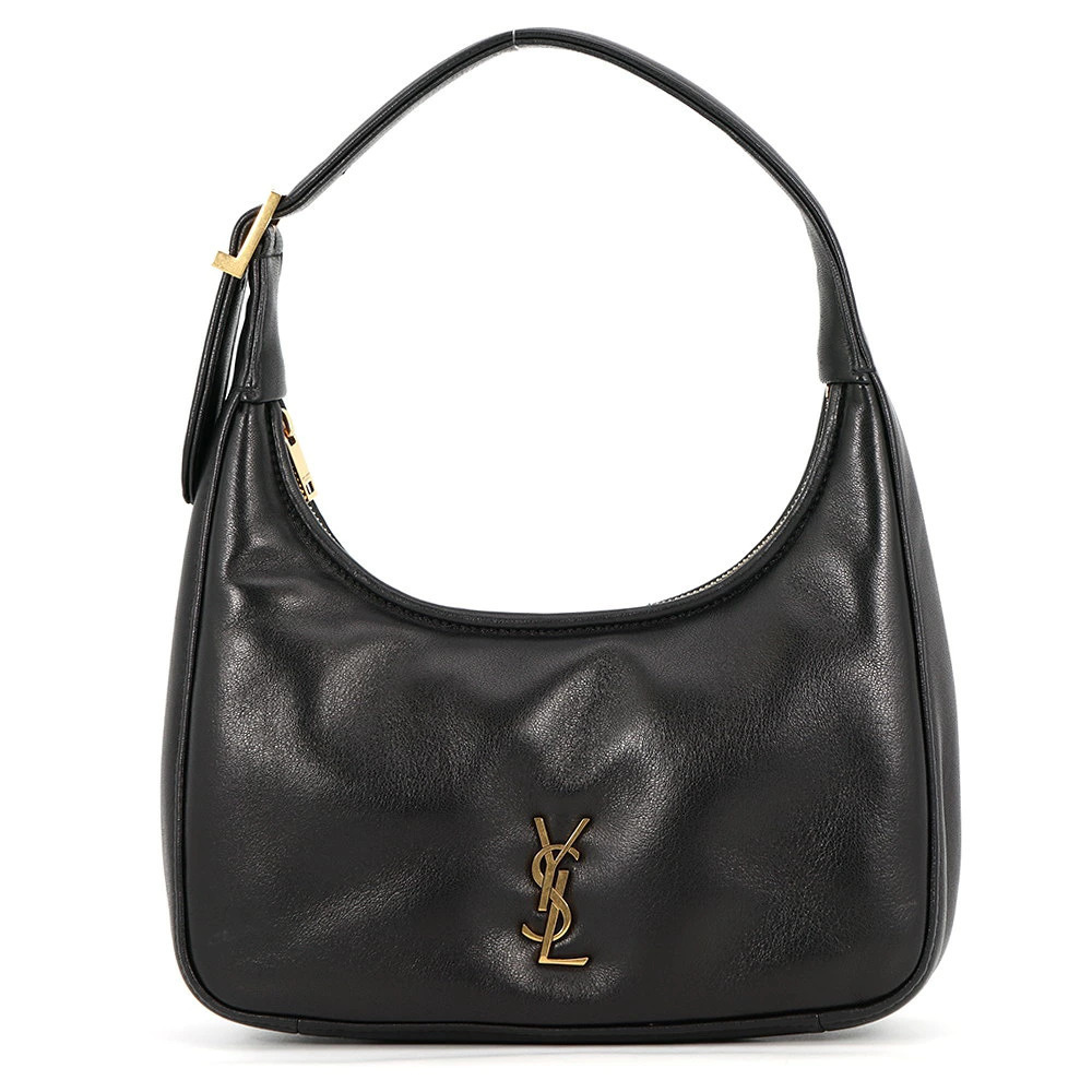 Saint Laurent Paris Calypso Hobo Bag Lambskin Shoulder Black